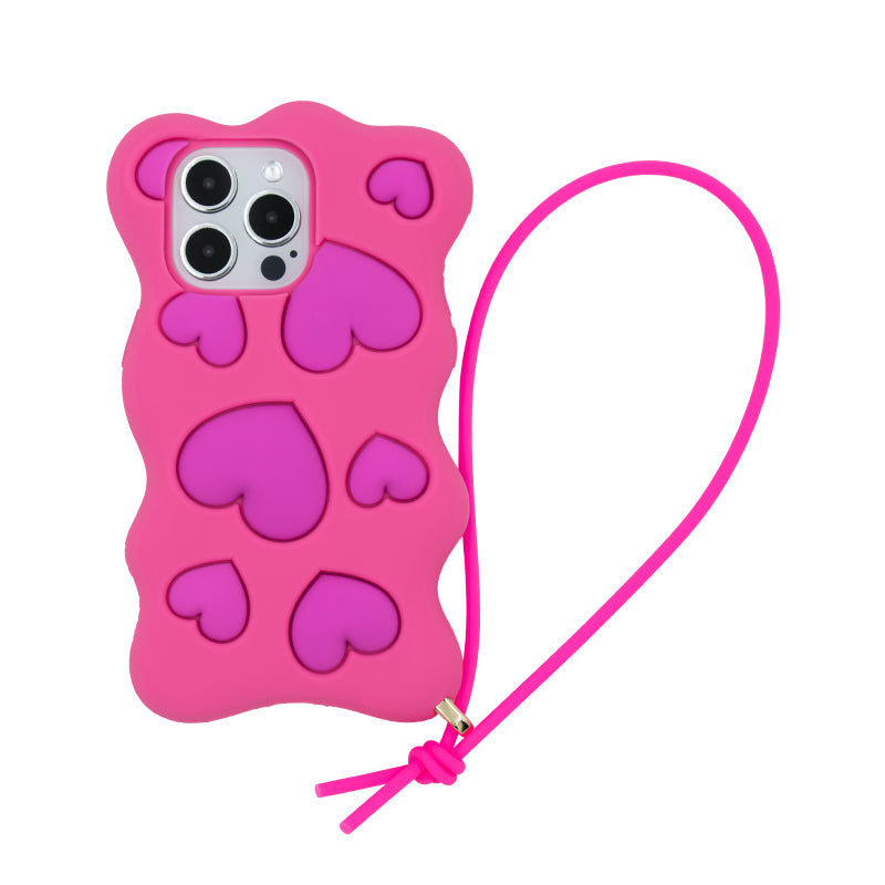 Pink iPhone 15 Pro Max silicone case